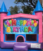 Happy birthday girl bounce house Happy birthday girl bounce house